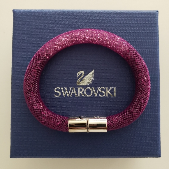 Swarovski Jewelry - HP Swarovski Amethyst Mesh Stardust Bracelet NWT